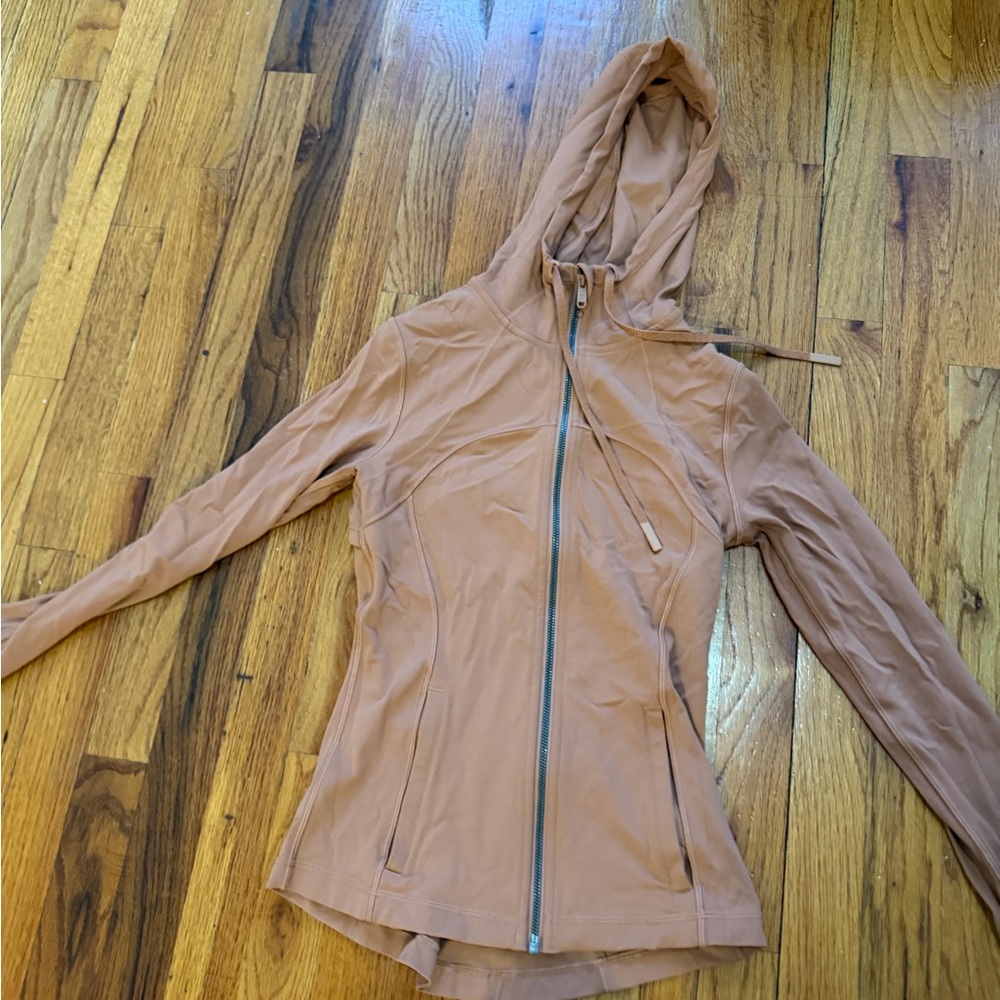 Women's Tan Hooded Jacket